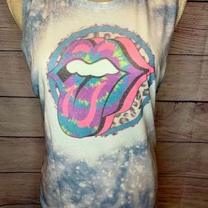 Tie Dye Tongue Tee